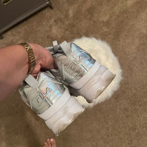 Fila holographic shoes y2k size 9 - Picture 7 of 9